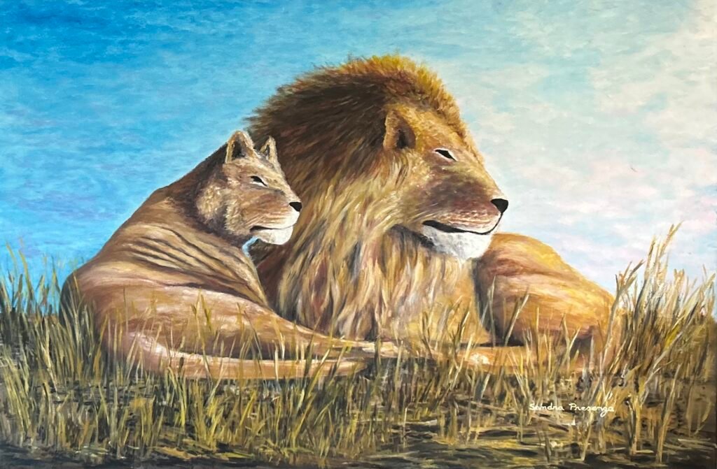Leones al sol